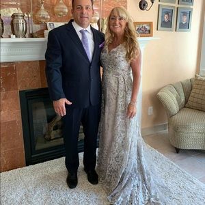 Embellished fully beaded gown